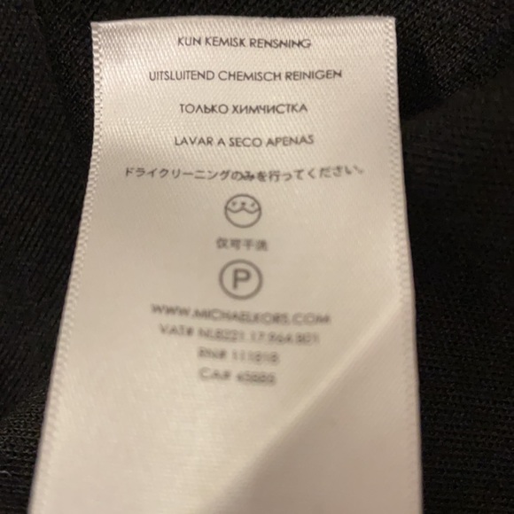 Michael Kors Raffle Side Waist Black Dress - Picture 8 of 11